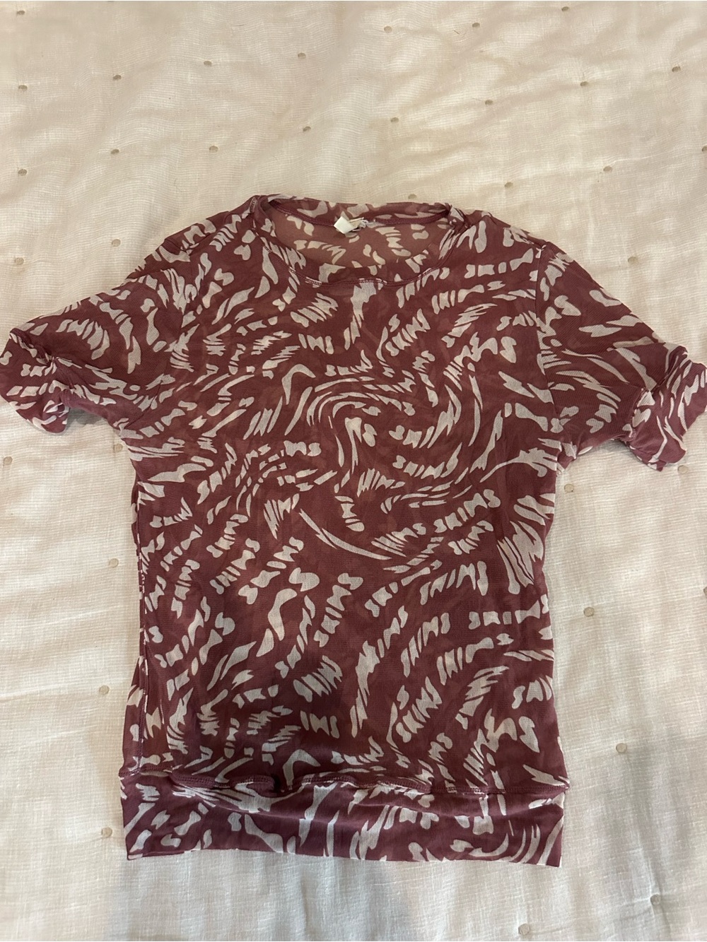 SKIMS summer mesh T-shirt